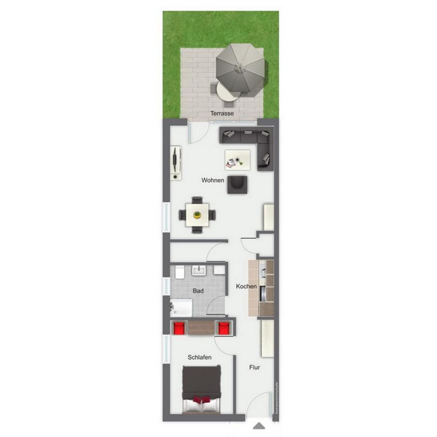 Feriendorf Papillon Wohnung 10-1 Больтенгаген Екстер'єр фото